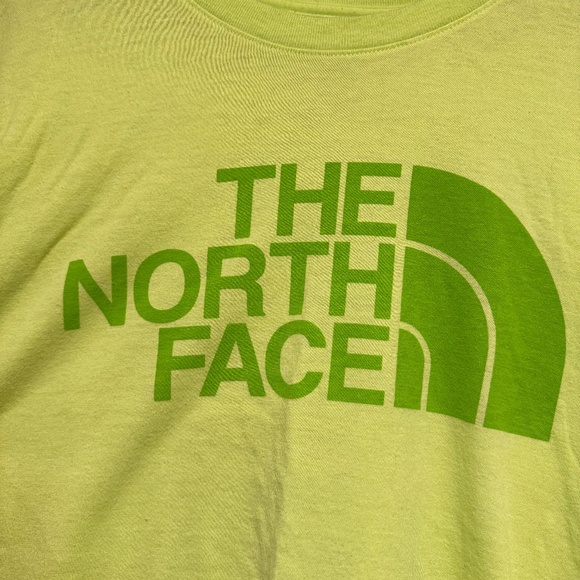 The North Face Men's T-Shirt Short Sleeve Crew Neck Neon Green - Size XL - Picture 3 of 6